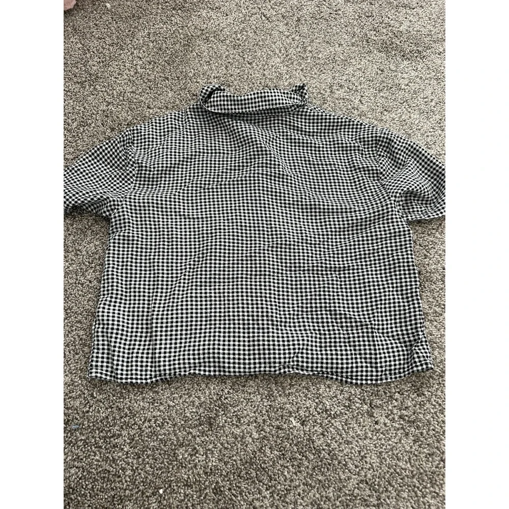 Girls Art Class 2 piece Skirt Outfit Checkered Black & White, size Large 10/12